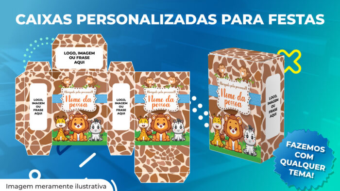 Arte para caixas personalizadas