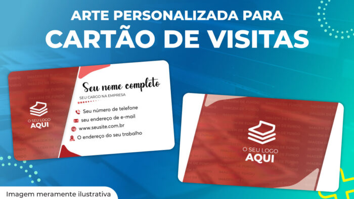 Digital - Arte para Cartão de visita - Modelo 1