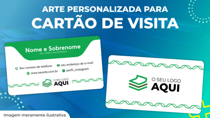 Digital - Arte para Cartão de visita - Modelo 3