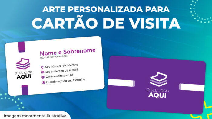 Digital - Arte para Cartão de visita - Modelo 2