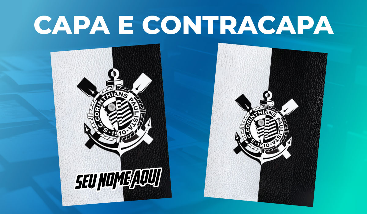 Caderno Corinthians Capa dura - Personalizado - Imagem 2