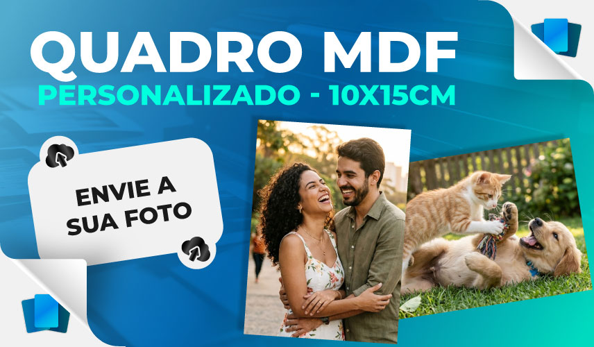 Quadro MDF 10x15cm personalizado