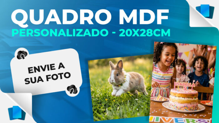 Quadro MDF 20x28cm personalizado