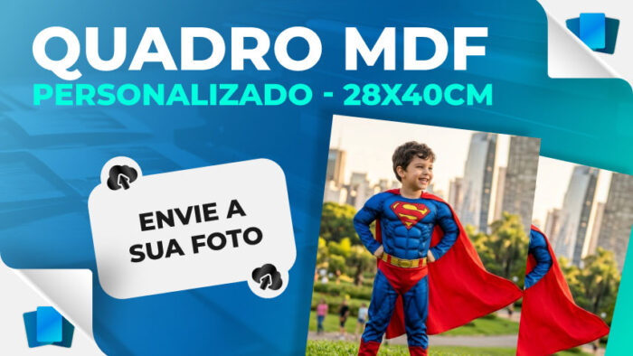 Quadro MDF 28x40cm personalizado